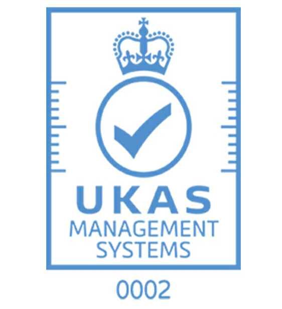 UKAS Management Systems certification badge